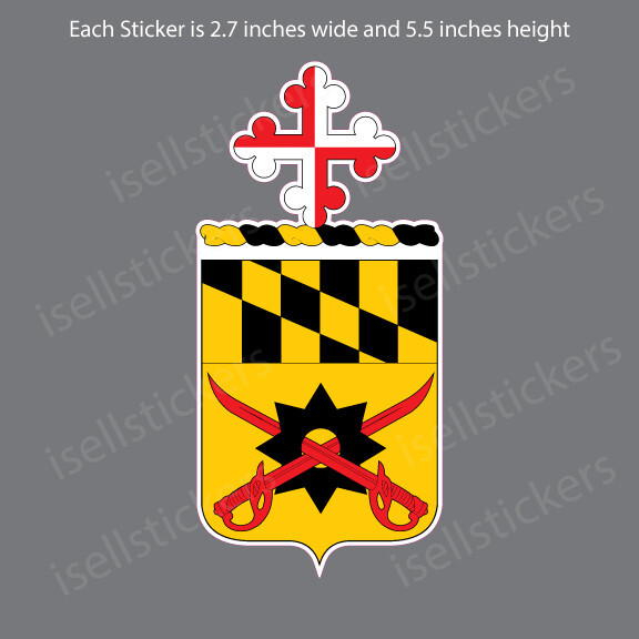 AR-2020 158th Cavalry Regiment COA Army Military Bumper Sticker Window Decal