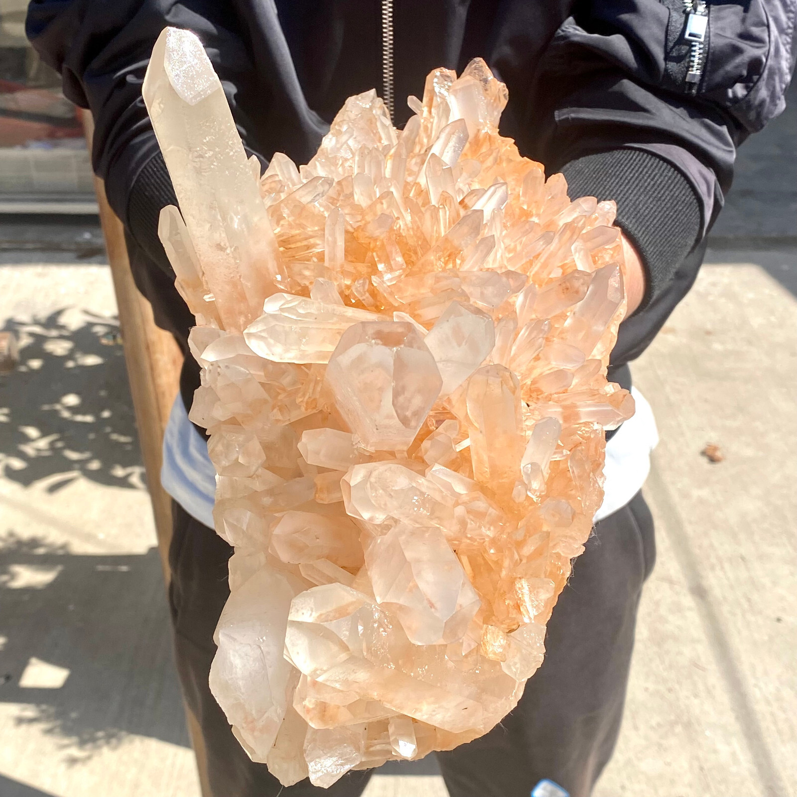11.6LB Large Natural Clear White Quartz Crystal Cluster Energy Healing Specimen.