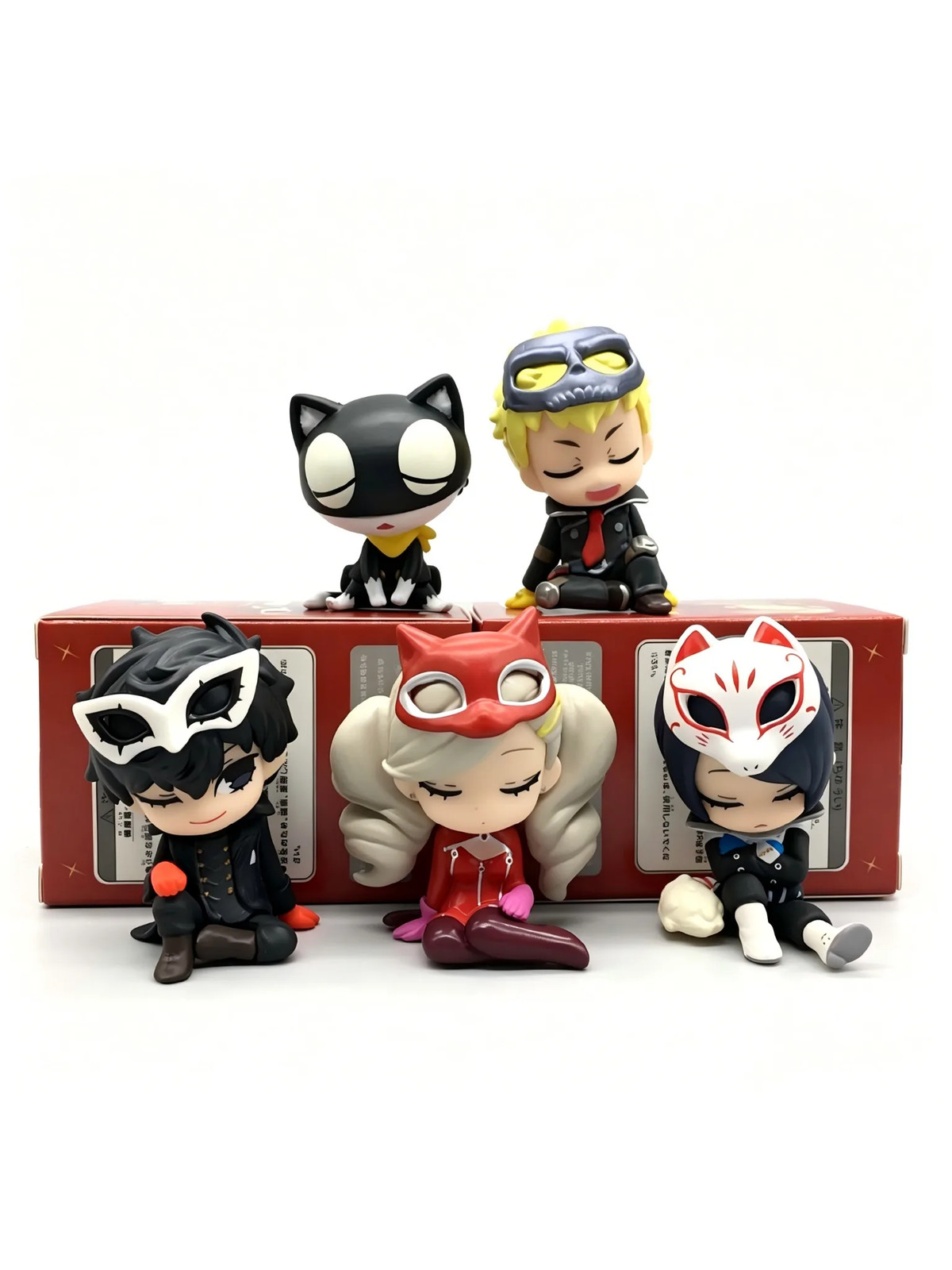 Persona 5 Royal Blind Box Sleeping Figure Joker Mona Fox Panther Skull Collectib