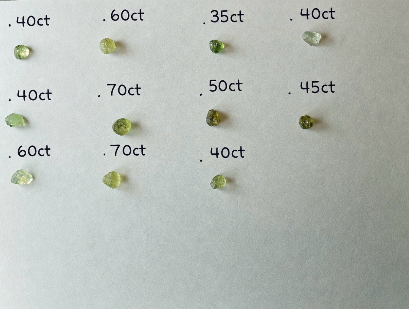Natural Montana Rough Sapphires 5.5ct - 11 Stone - Gem Mountain Mined Lot