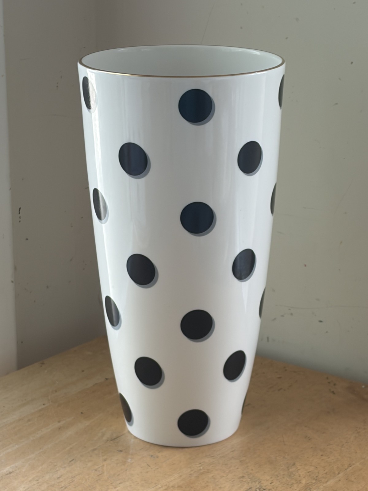 Lenox Kate Spade New York Daisy Place Polka Dots Vase - 9