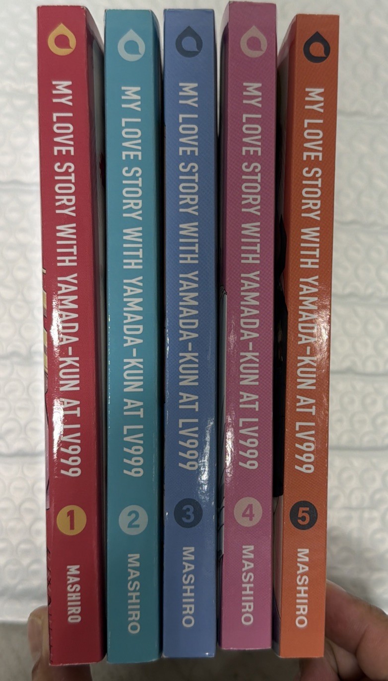My Love Story with Yamada-kun at Lv999 Manga Volumes 1-5 Bundle English