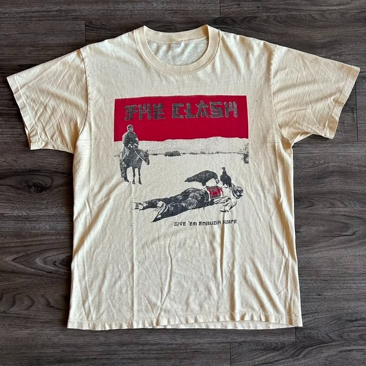 80s Vintage RARE The Clash Give ‘Em Enough Rope Album BOT_272 