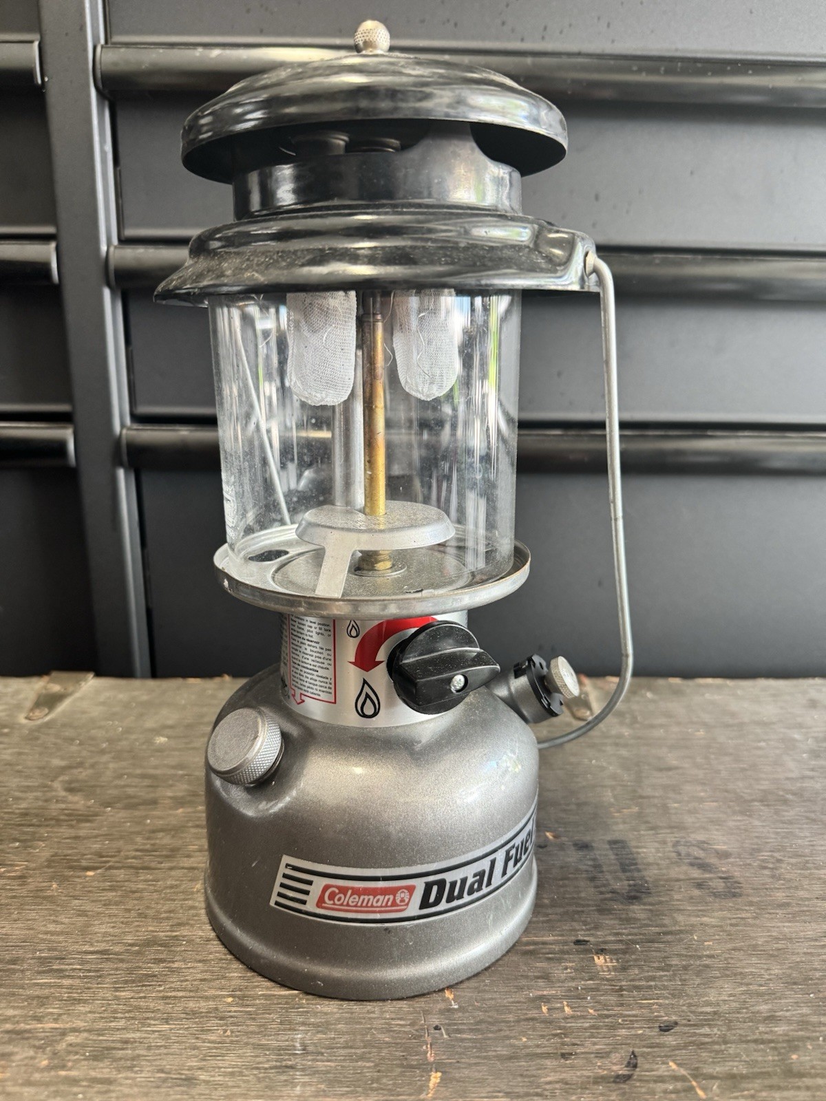 Coleman Dual Fuel Lanterns Lot 285 Series White Gas Unleaded Camp Light