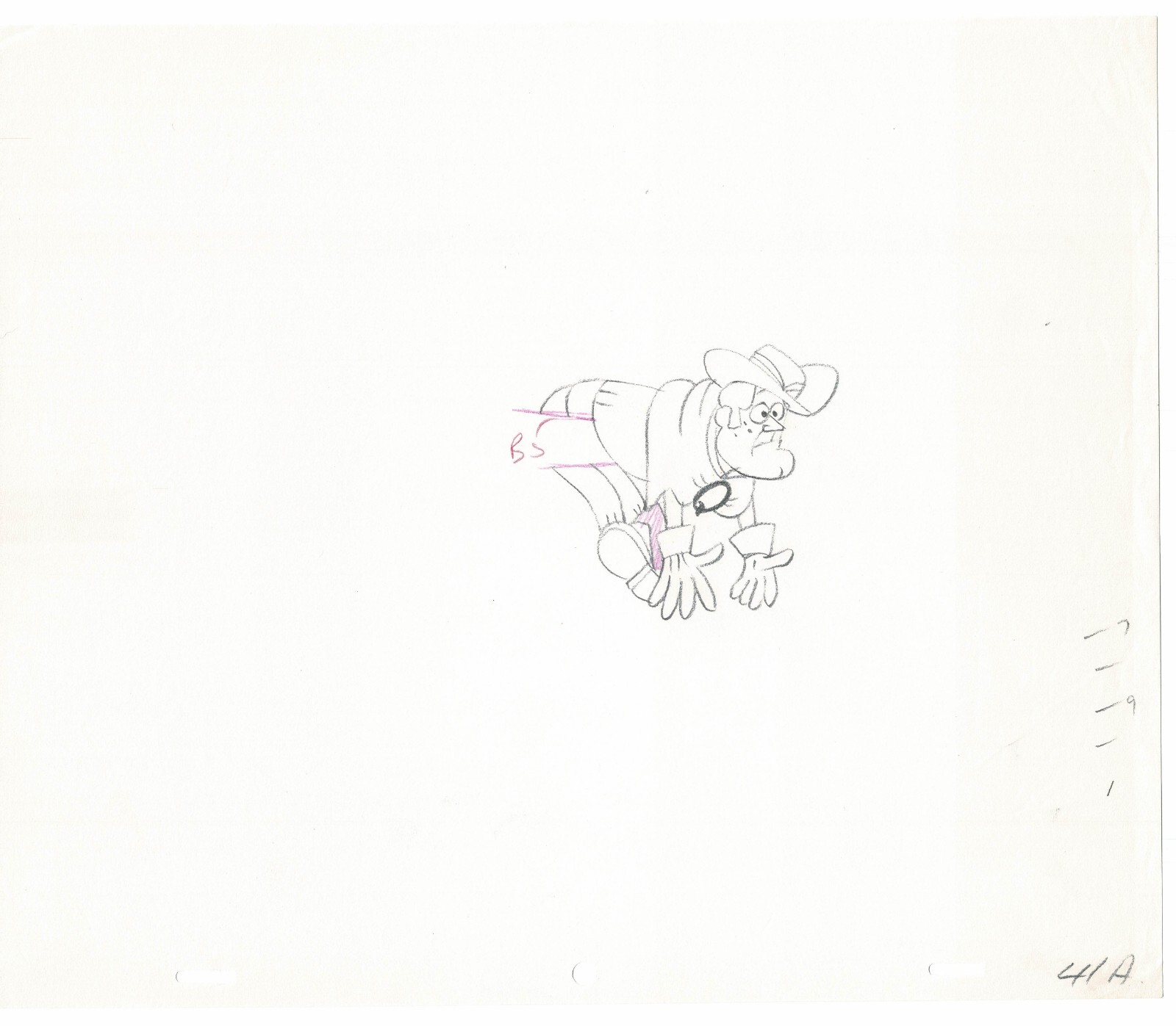 Quake Jay Ward Original Production Animation Cel Draw 1967-74 Quaker Commercial