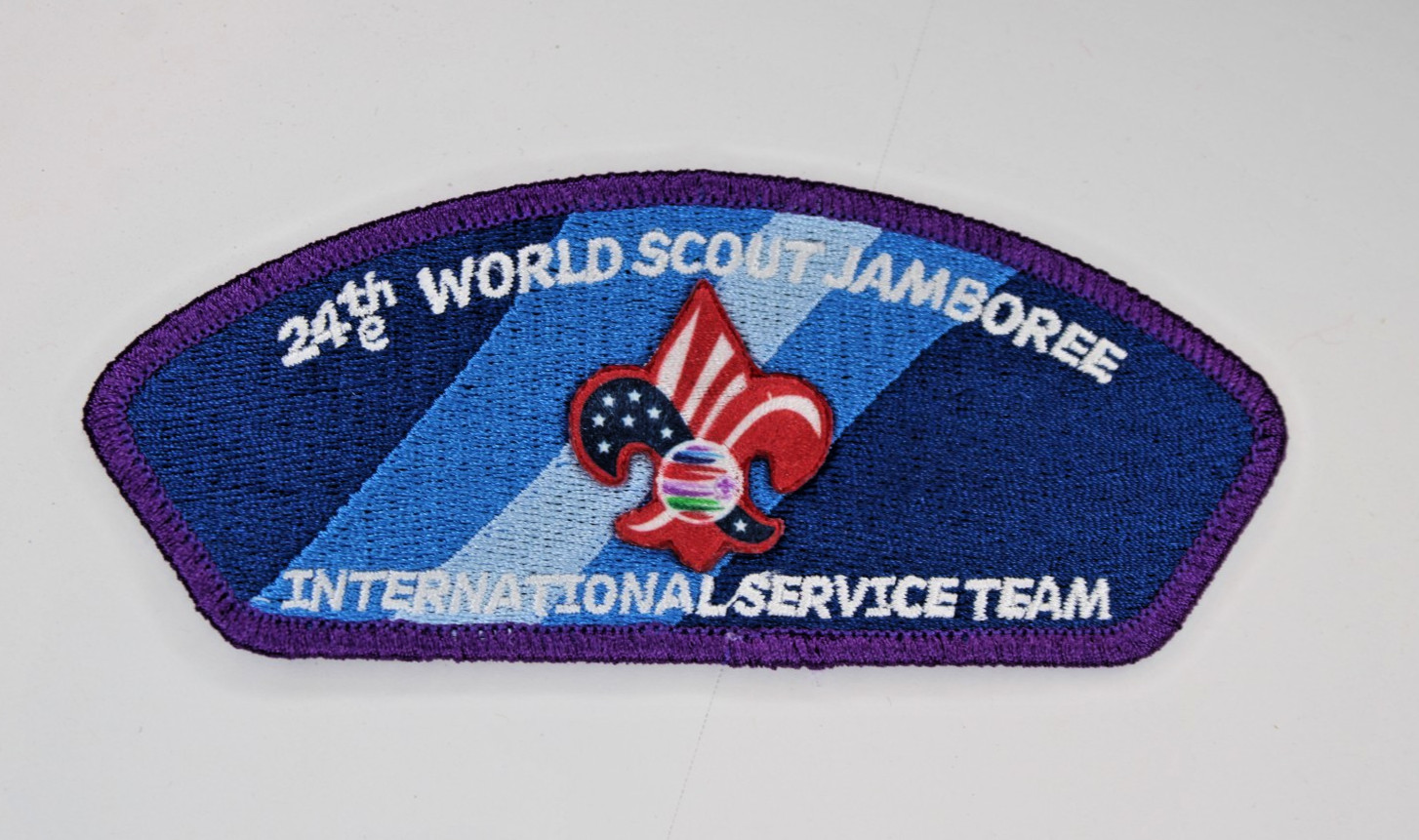 24th World Scout Jamboree Int'l Service Team Patch Boy Scouts of America BSA