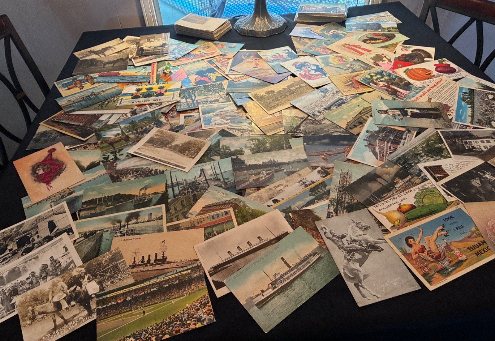 Lot of 300~Vintage Mix Topic RPPC Roy Rogers Comic Black Am Humor Ships Holiday