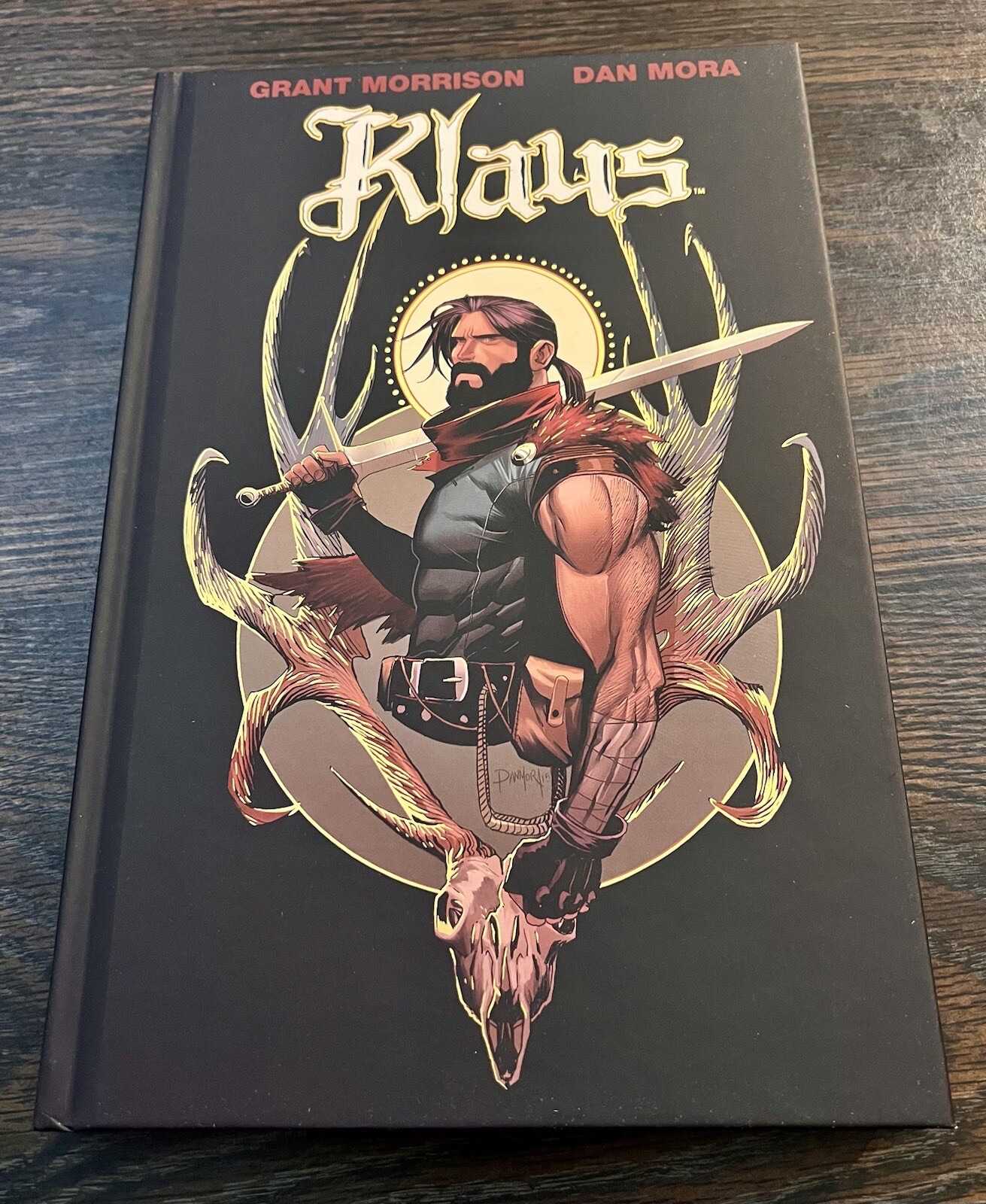 SIGNED Grant Morrison KLAUS How Santa Claus Began Collects #1-7 HC 1st Printing
