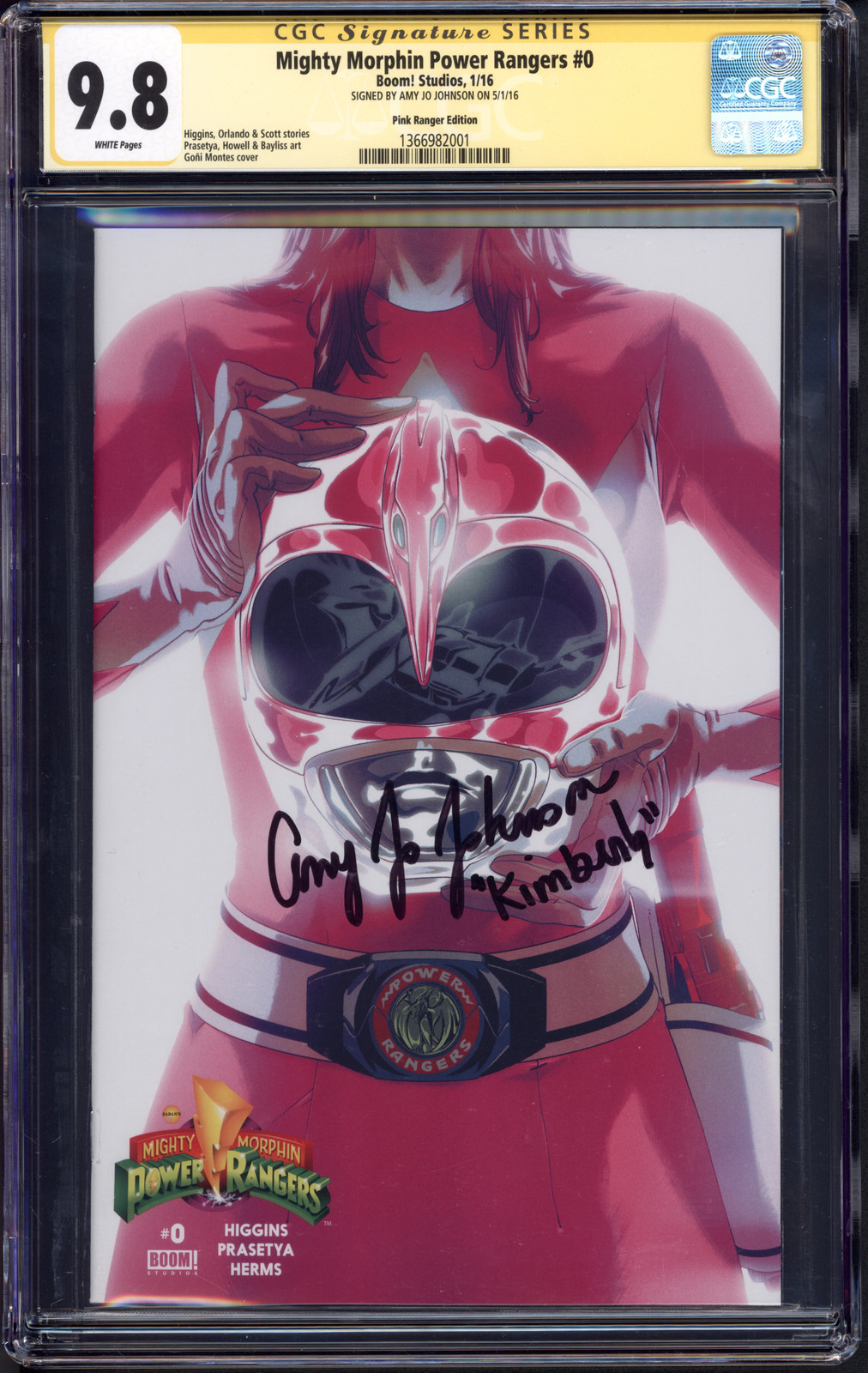Mighty Morphin Power Rangers (2016 Boom) #  0 CGC Signature Series CGC 9.8 Pin