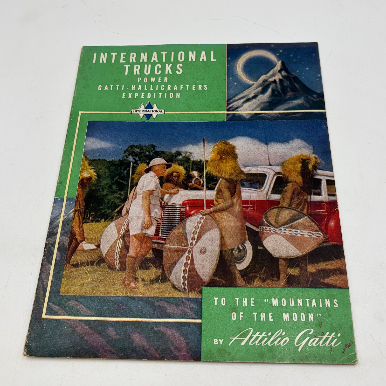 VTG 1940's International Trucks Attilio Gatti Mountains Moon Expedition BOOKLET