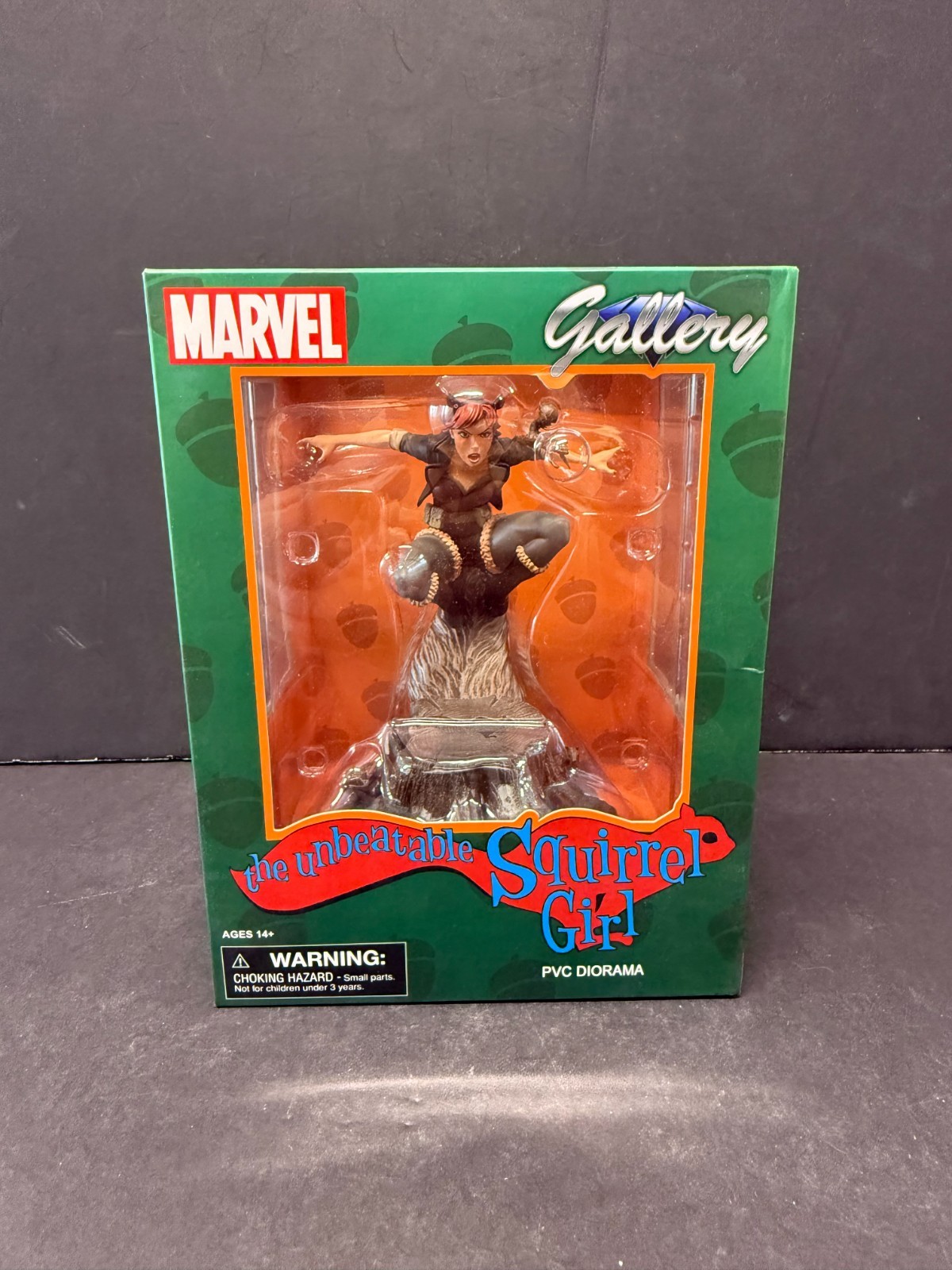 The Unbeatable Squirrel Girl PVC Gallery Diorama Diamond Select Marvel NIB