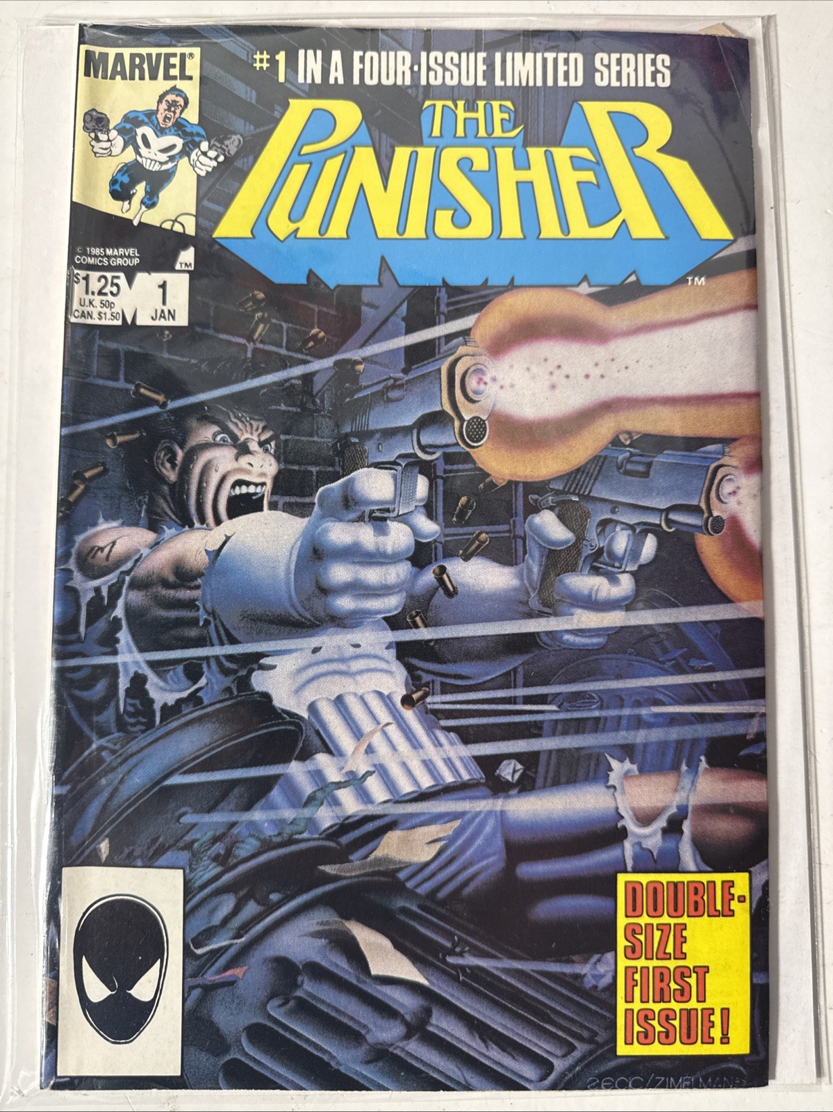 The Punisher Limited Series #1 1985 Double Sized Issue