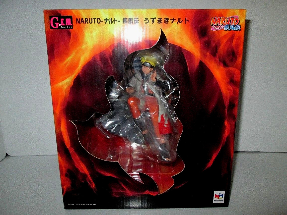 Megahouse GEM Series Naruto Shippuden, Uzumaki Naruto Figure(New)