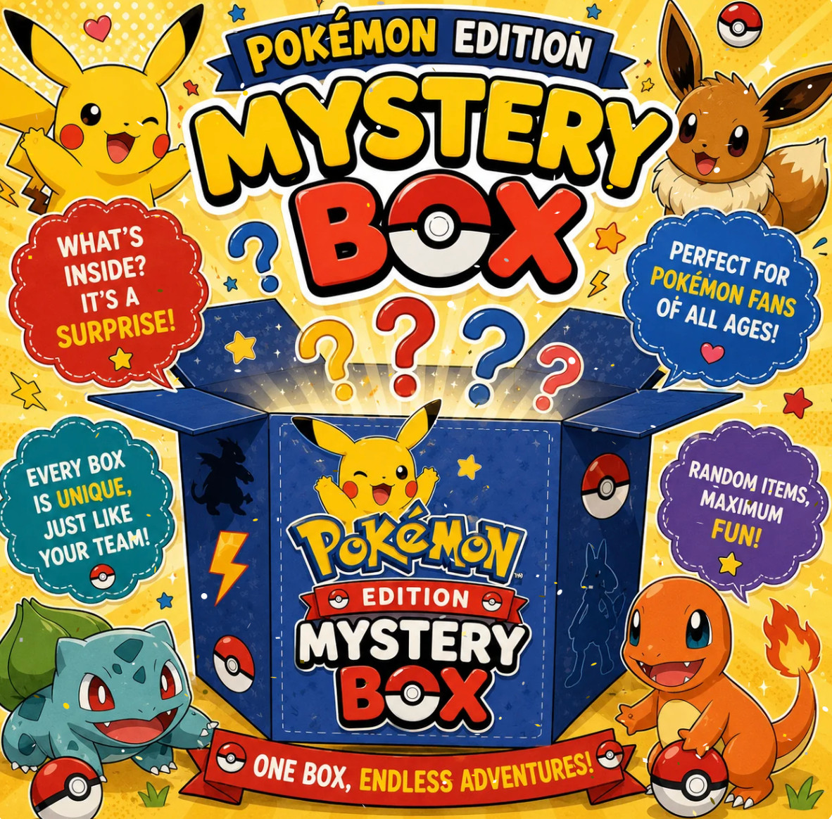 Pokemon Edition Mystery Box