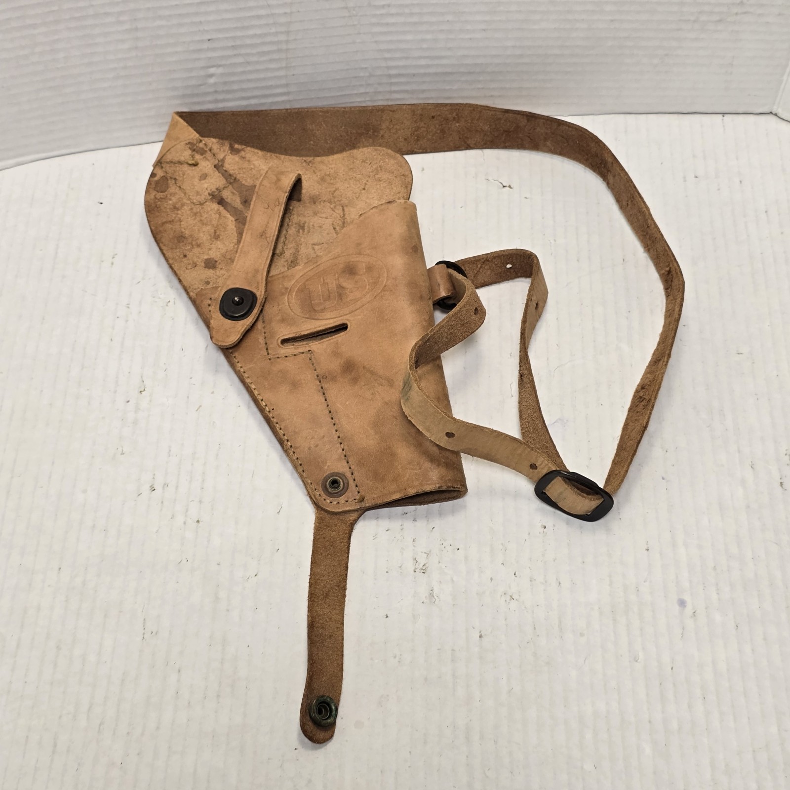 Vintage U.S. Enger Kress Leather Gun Shoulder Holster