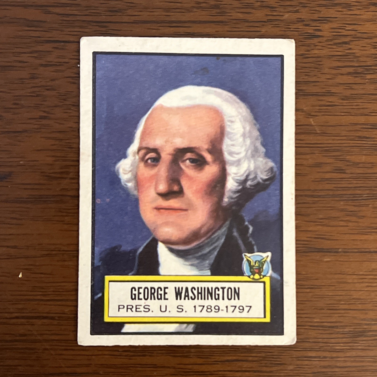 VINTAGE 1952 Topps Look N See - #9 GEORGE WASHINGTON - CLEAN
