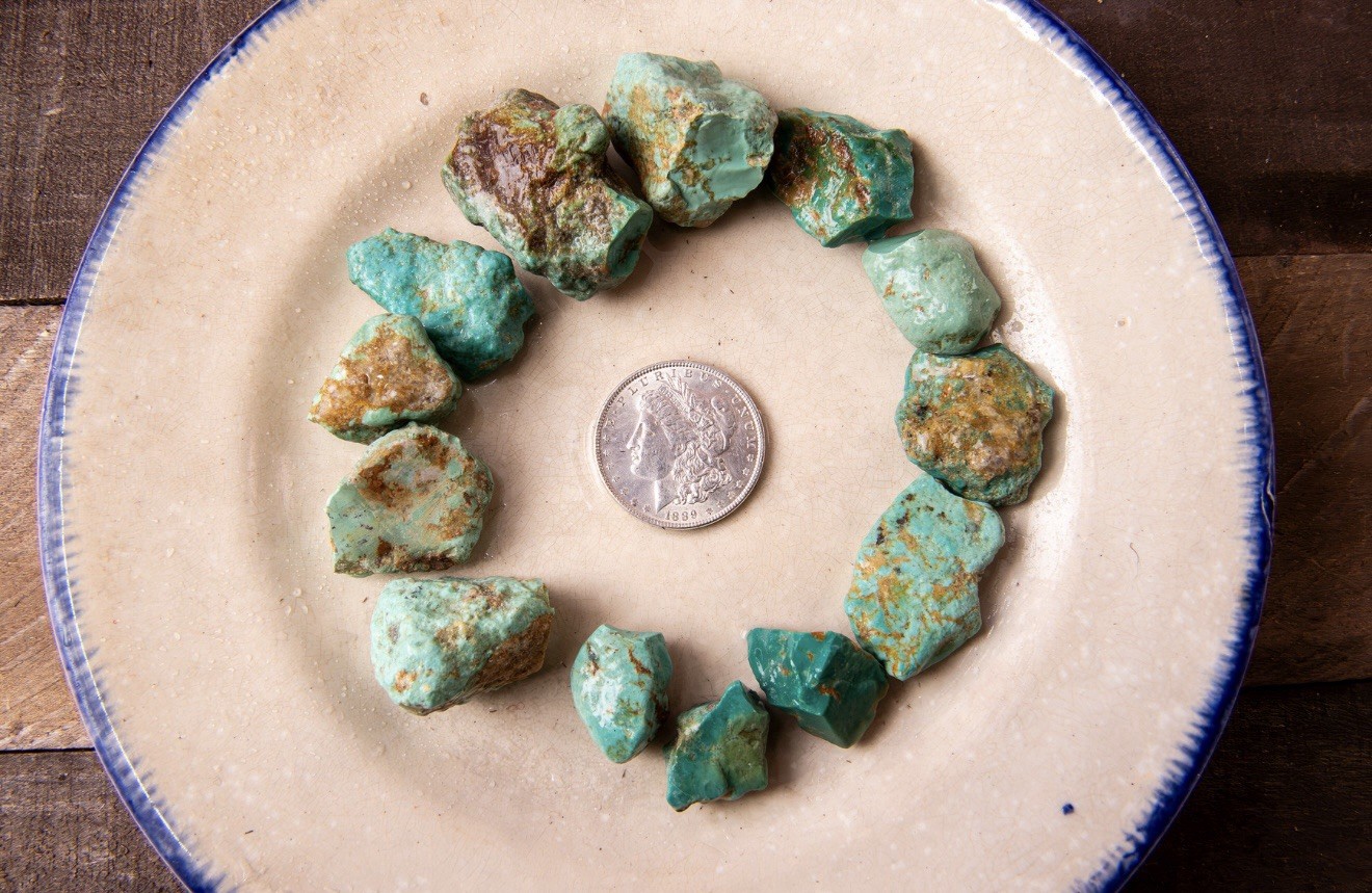 273 G’s Robins Egg Blue Turquoise Nuggets From Tq Mt  Stable USA Turquoise AZ