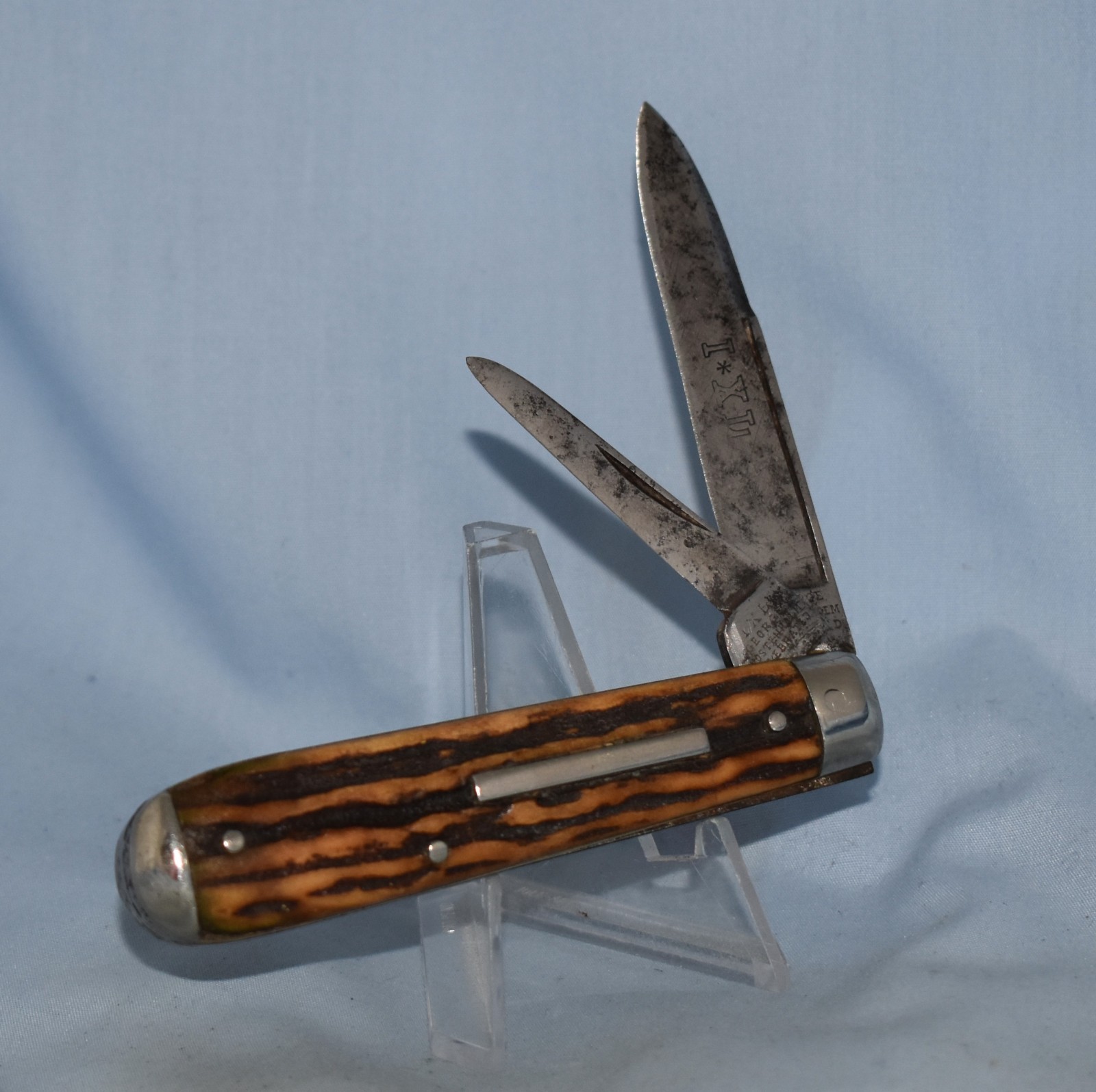 RARE VINTAGE IXL GEORGE WOSTENHOLM STAG JACK KNIFE 