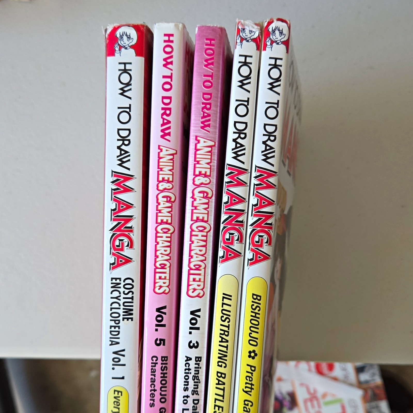 How to Draw Manga Softcover English Book Lot Vol 1 3 5 Ozawa Hayashi