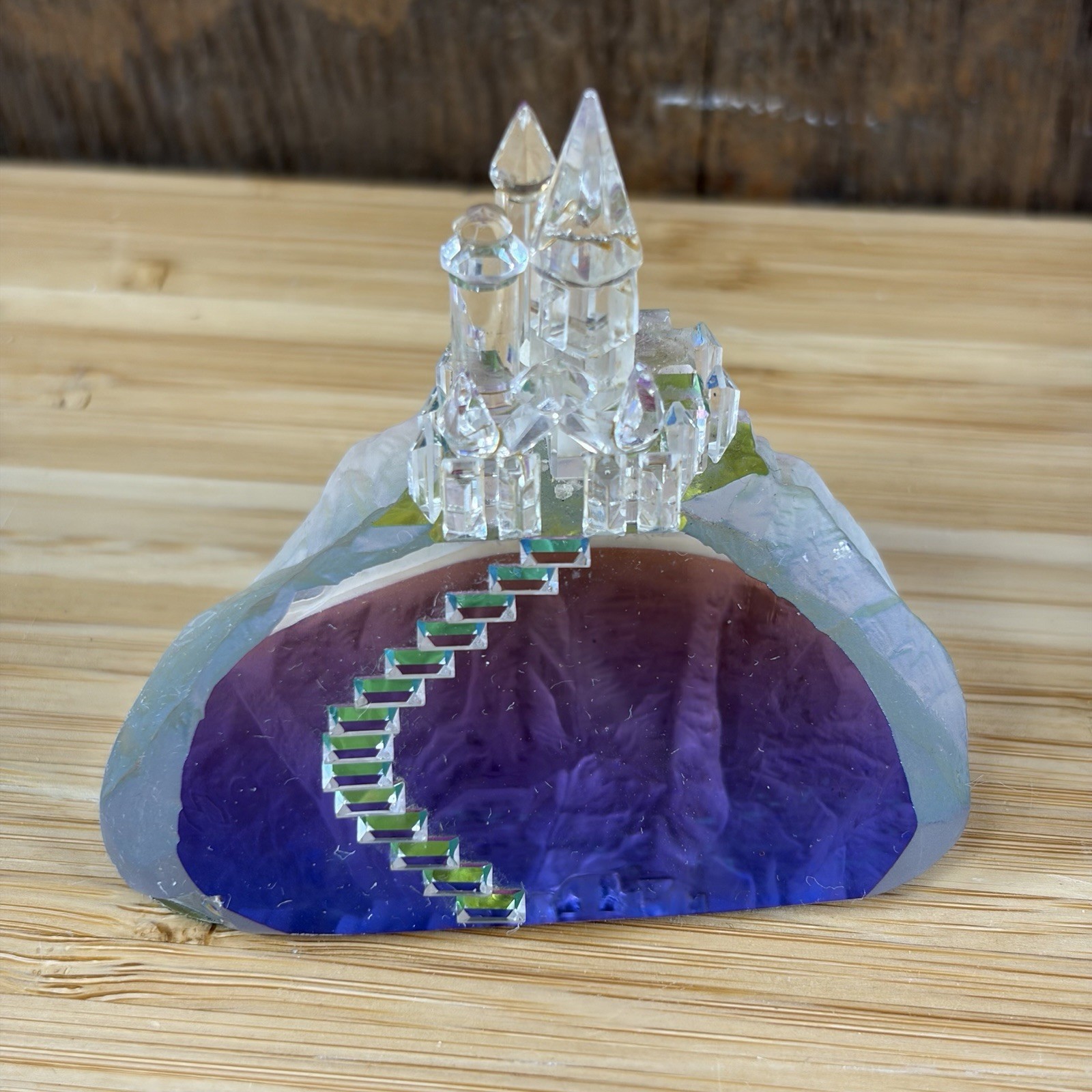 Beautiful Vintage Crystal World Imperial Castle Rainbow Castles And Legends FLAW
