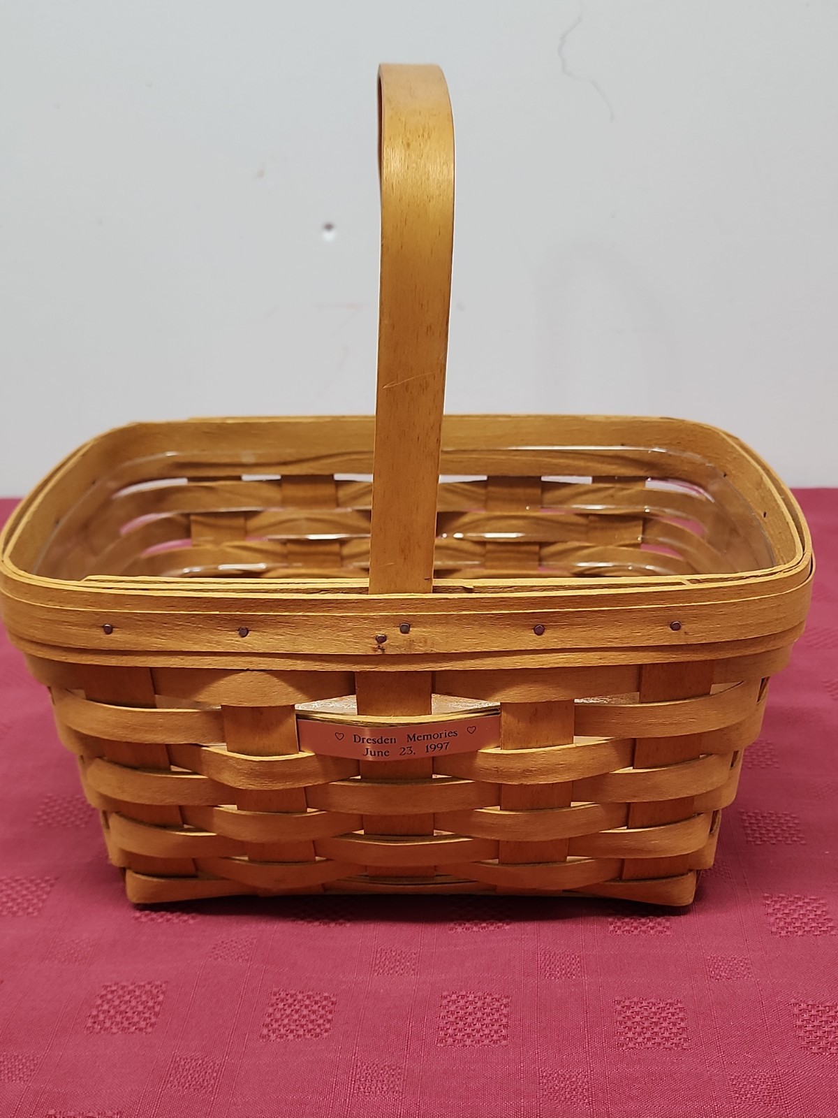 Vintage Longaberger Small Market Basket 11\