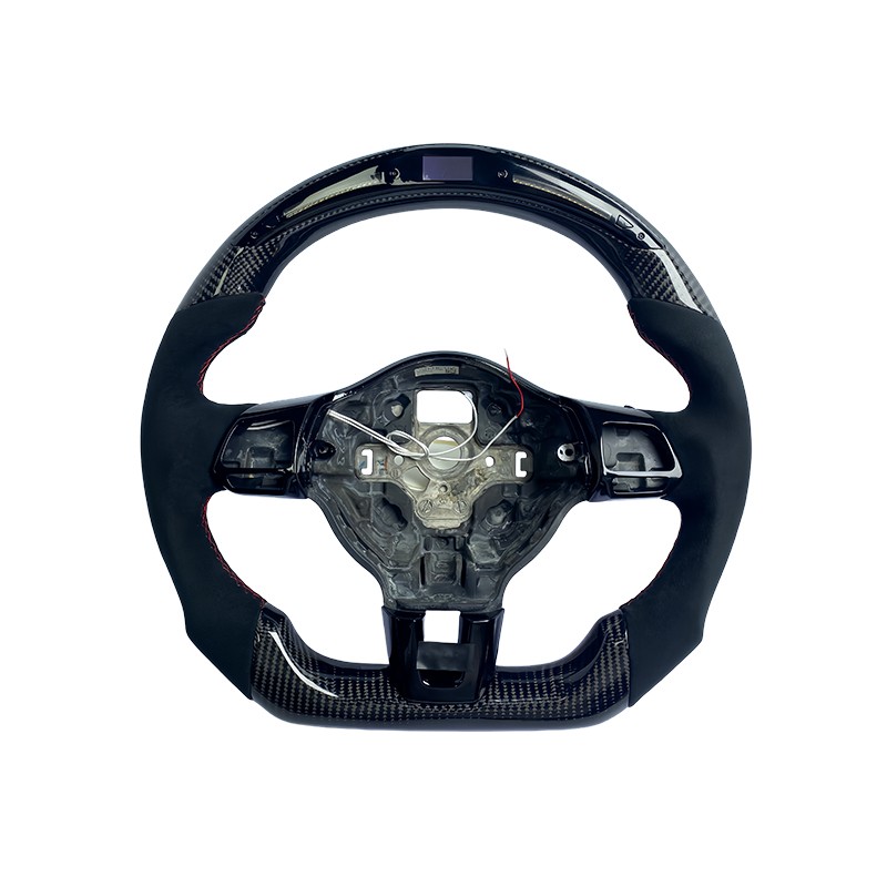 Carbon Fiber MK6 led Steering Wheel for Volkswagen Golf 6 2009-2013 Polo R-Line