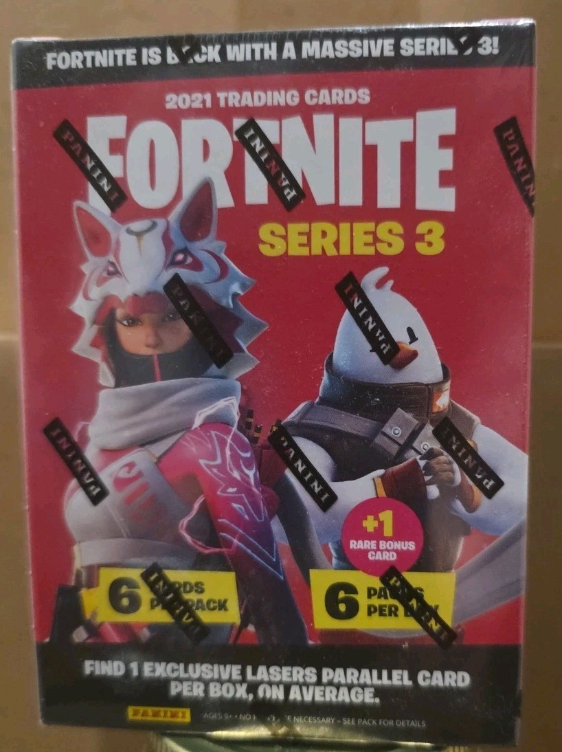 New Sealed 2022 Panini Fortnite Series 3 Blaster Box - Laser Parallels 