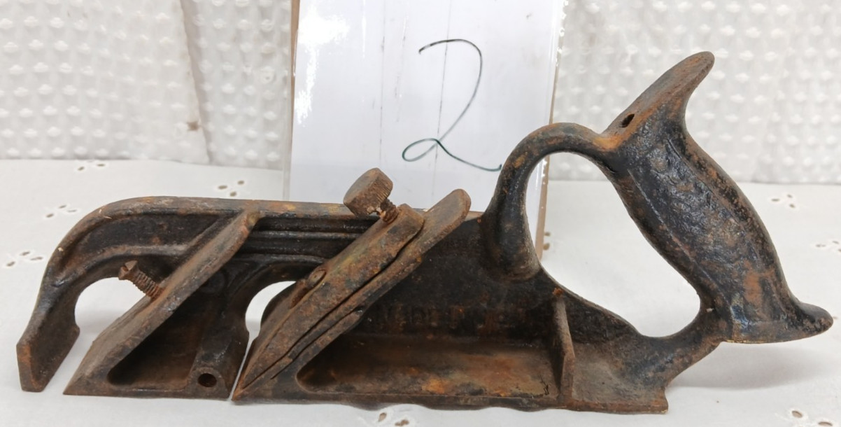 ANTIQUE WOOD PLANE HAND PLANER STANLEY NO. 78 RABBET CAST MADE IN USA 