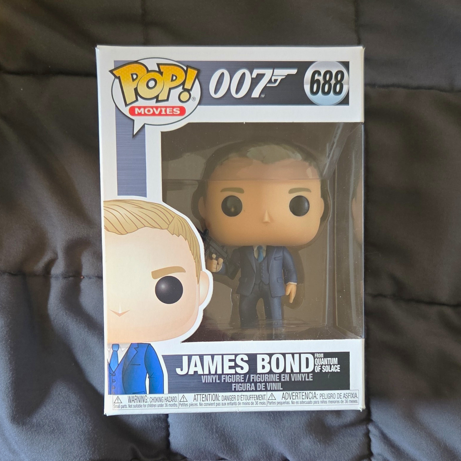 Funko Pop Movies James Bond Quantum of Solace #688 Very Good Condition