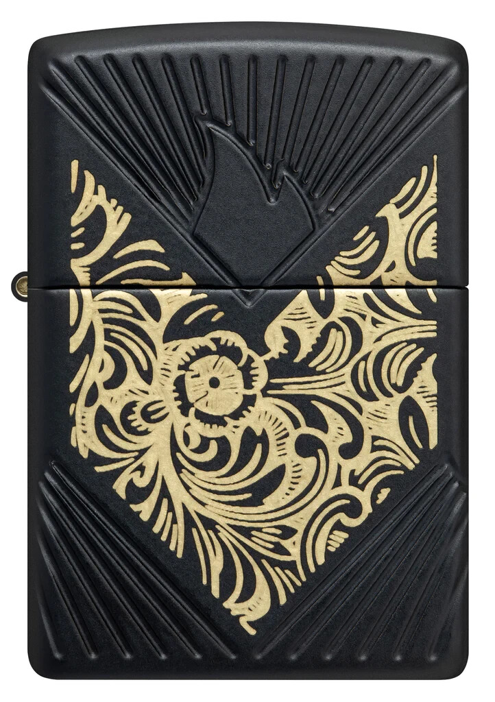 Zippo 46026 Limited 2024 Collectible of the Year Venetian Pattern Black Matte