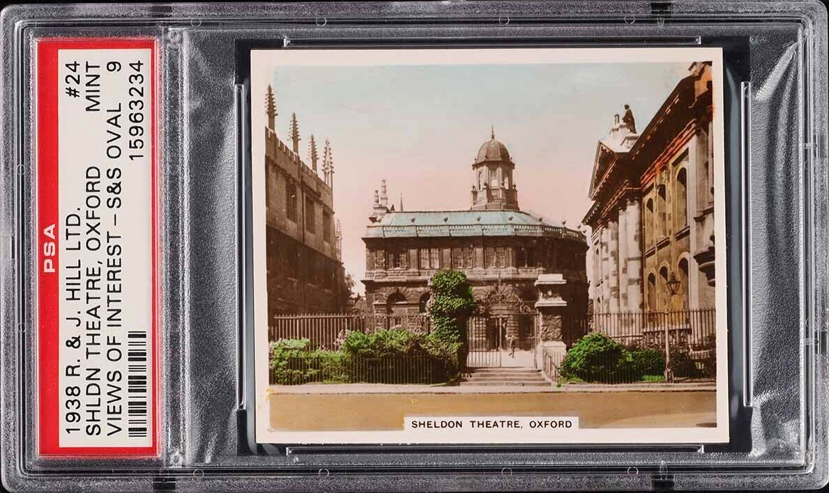 1938 PSA 9 Pop 1 Sheldon Theatre OXFORD #24 R&J Hill S&S Oval VIEWS OF INTEREST