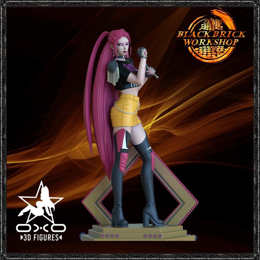 Kpop Demon Hunter Mira 90 mm Scale (SFW version) OXO3D UNPAINTED