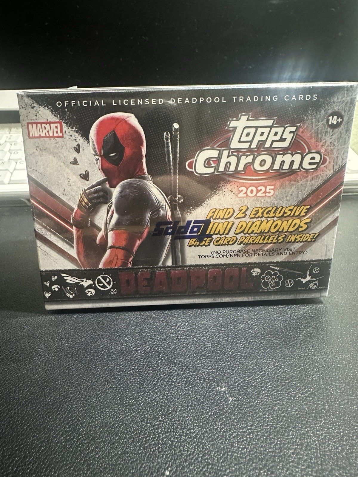 2025 Topps Chrome Deadpool Value Box Quantity Of 4. Sealed And Unopened