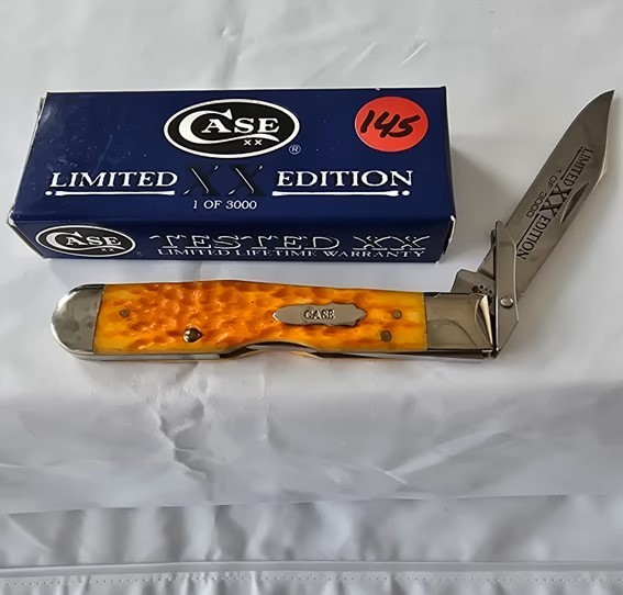 2005 Case XX 17072 Orange Peel Cheetah 6111 1/2L SS Limited 1 of 3000 NIB