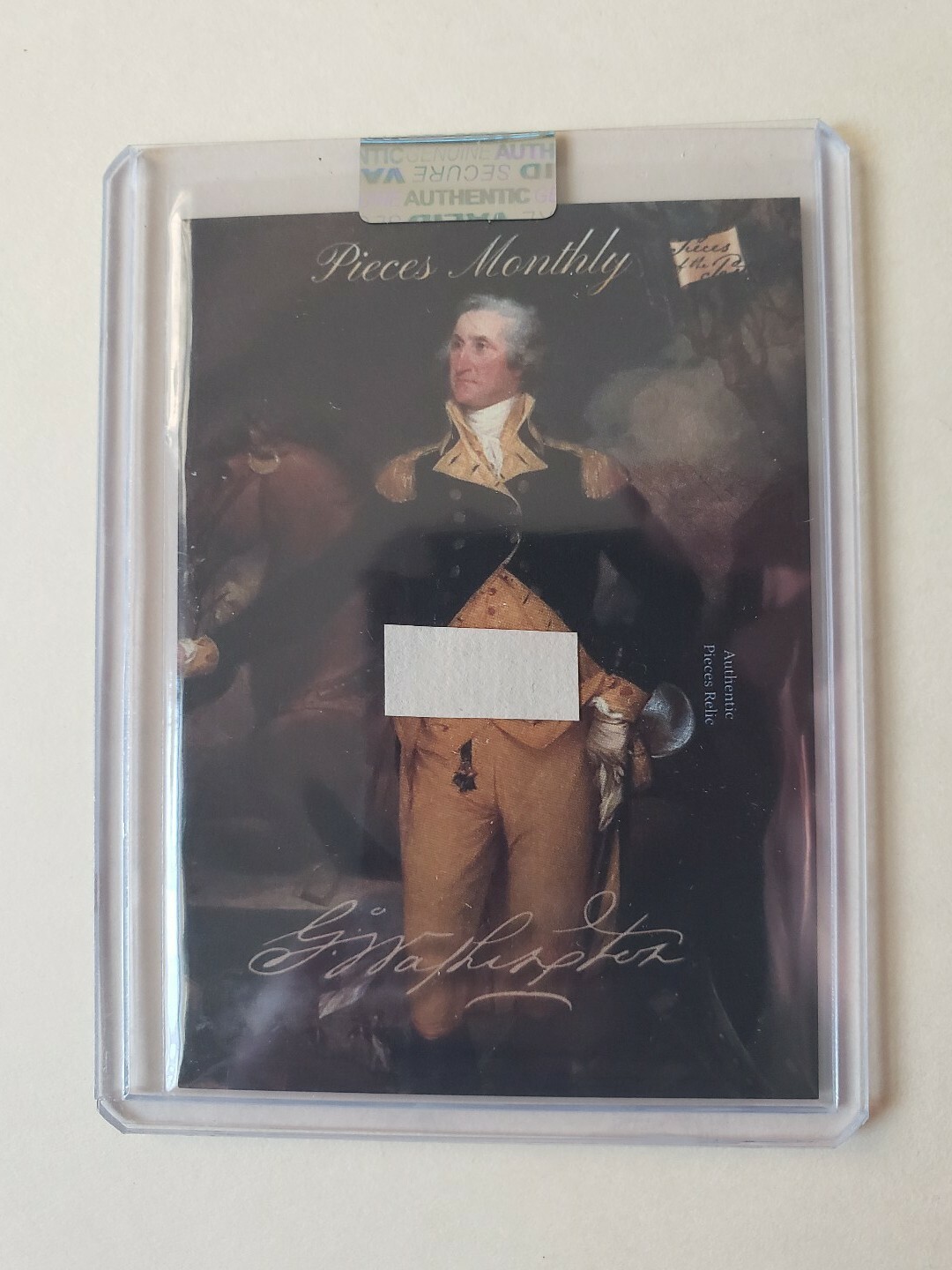 2020 Pieces Exclusive George Washington Pension App Rev. War 1818