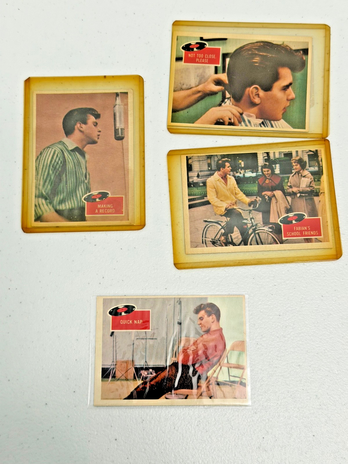 1959 TOPPS TELL US FABIAN CARDS TRADING CARDS