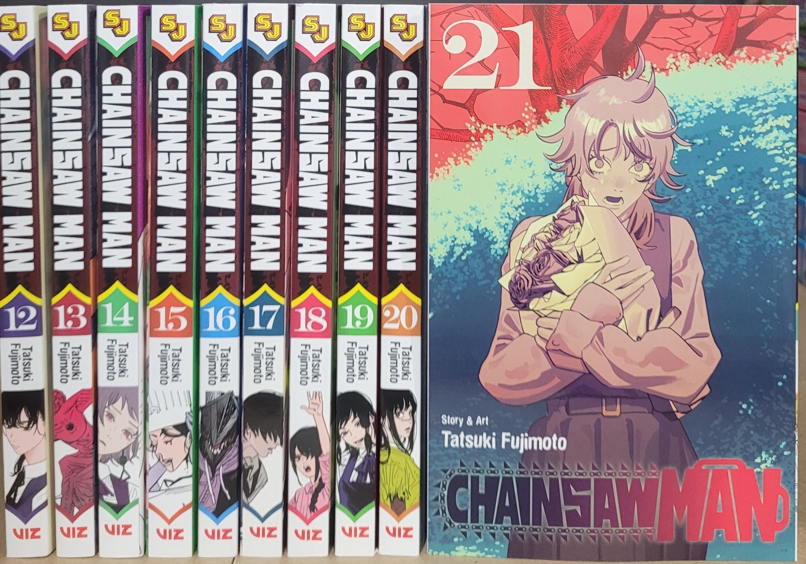 Chainsaw Man Manga Volumes 12-21 VIZ Media Tatsuki Fujimoto Softcover Lot New 