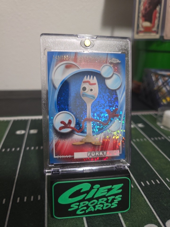 Topps 2019 Topps Chrome Pixar Disney Toy Story Forky #192 Serial #145/150