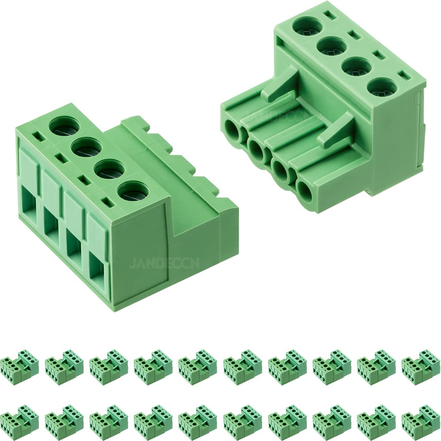 10 Sets 4 Pin 5.08mm PCB Screw Terminal Block Phoenix Connectors 4P