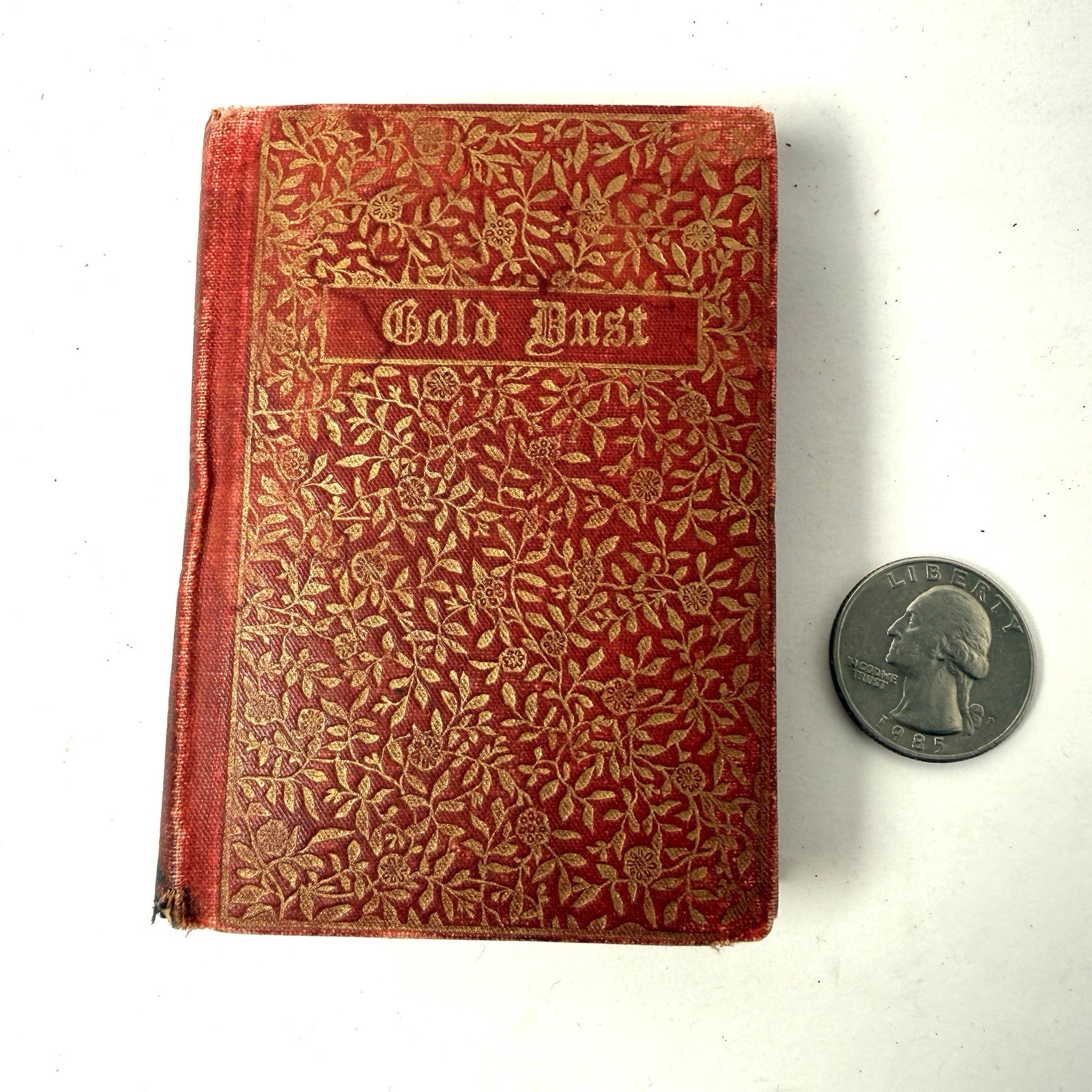 Gold Dust Religious Book Miniature 1908 A Collection Of Golden Counsels READ