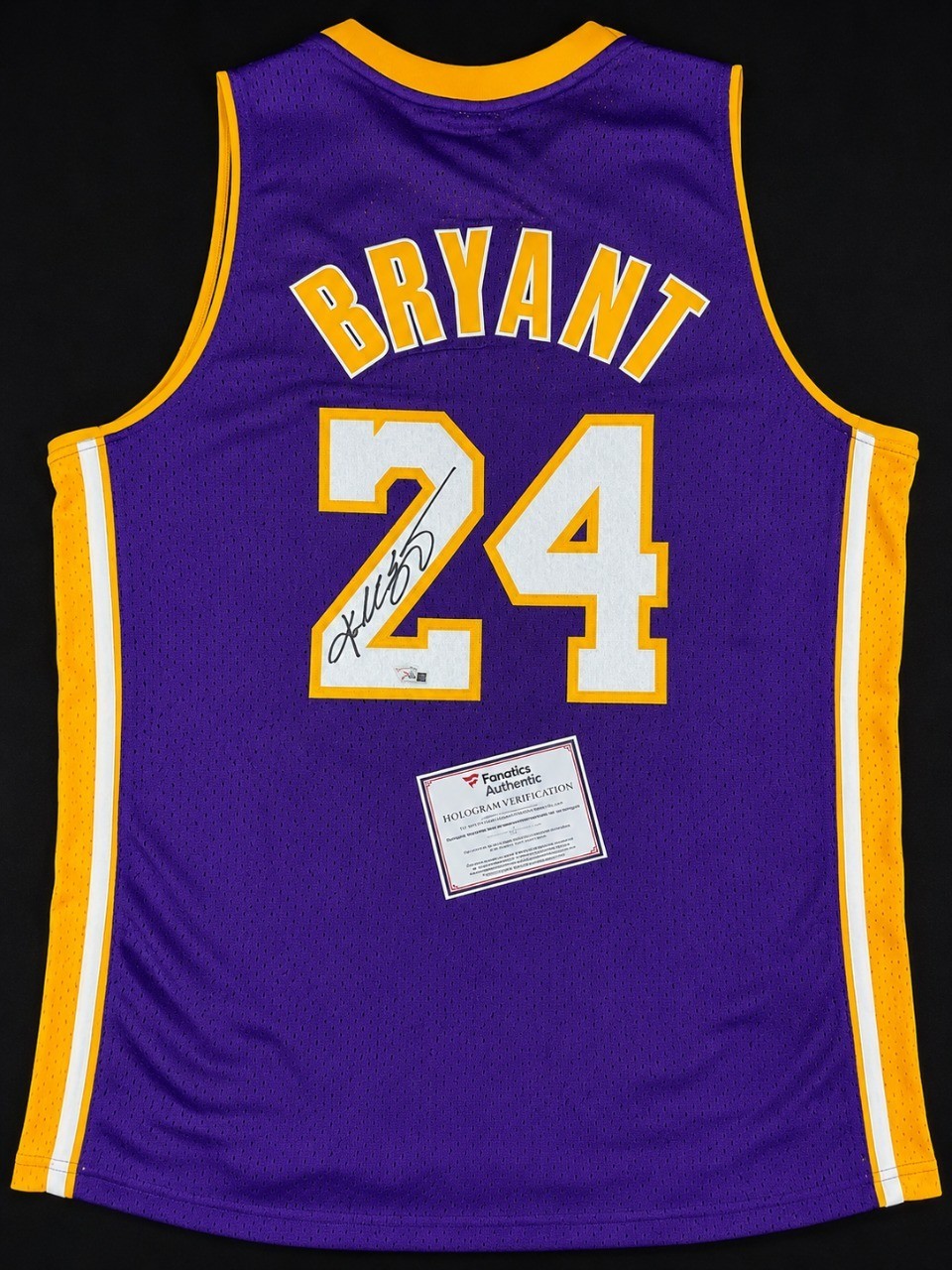 NBA Los Angeles Lakers 2008-09 Jersey Kobe Bryant Signed Auto Fanatics Authentic