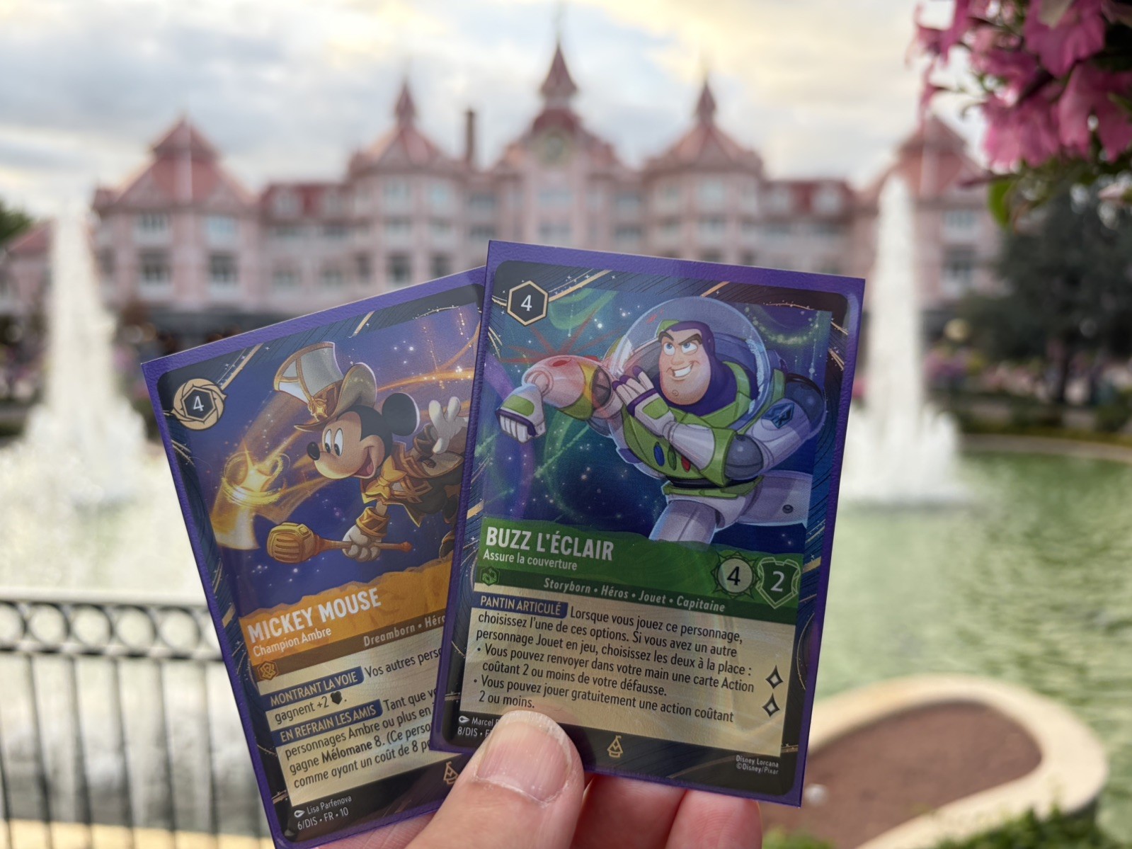 Disney Lorcana – Mickey Mouse & Buzz Lightyear | Paris French Disneyland Promo