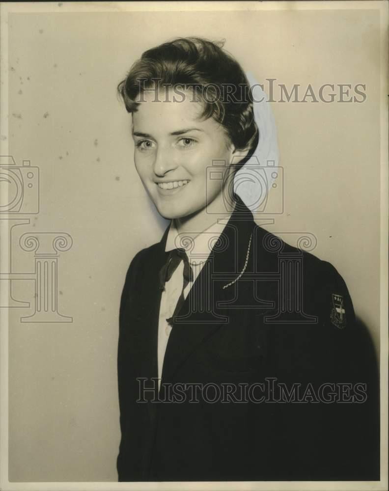 1959 Press Photo Peggy Hanemann, Student at Ursuline Academy - noo25247