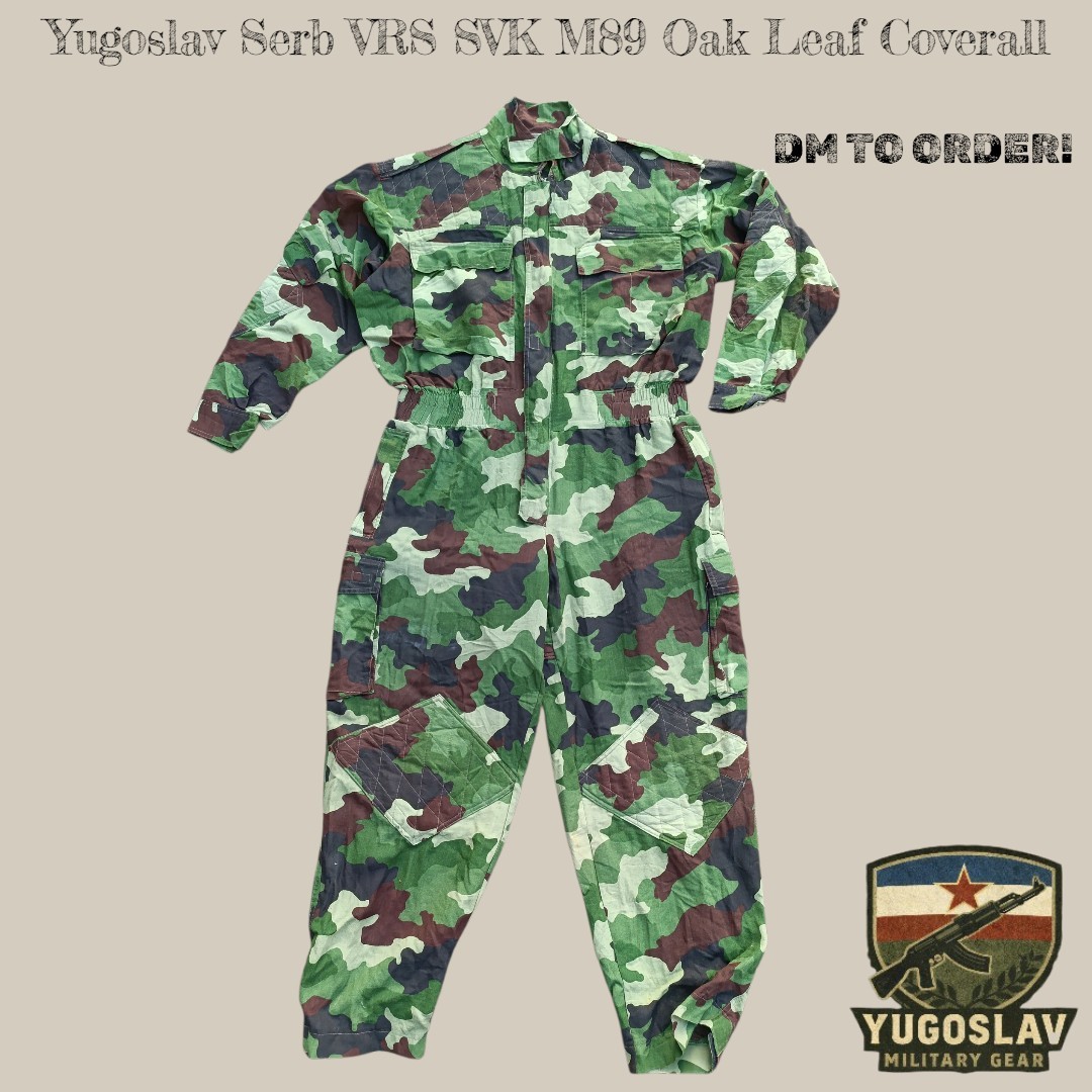 Yugoslavian/Serbian/Bosnian VRS SVK M89 Combat Coverall XXL