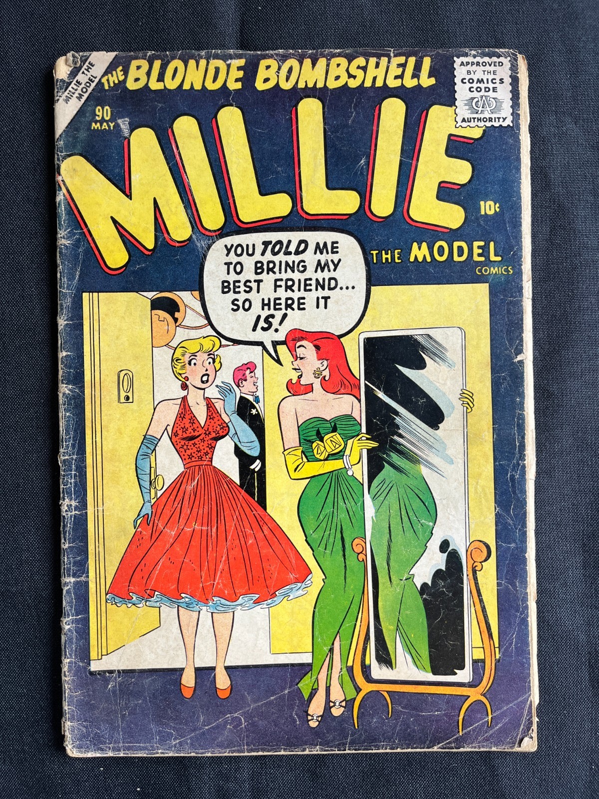 Millie the Model #90 May 1959, Silver Age Marvel/Atlas. Stan Lee, Al Hartley GD-