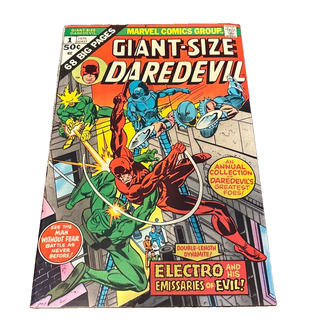 Giant-Size Daredevil #1 (1975 Marvel Comics ) Daredevil vs Electro (1 of 1).