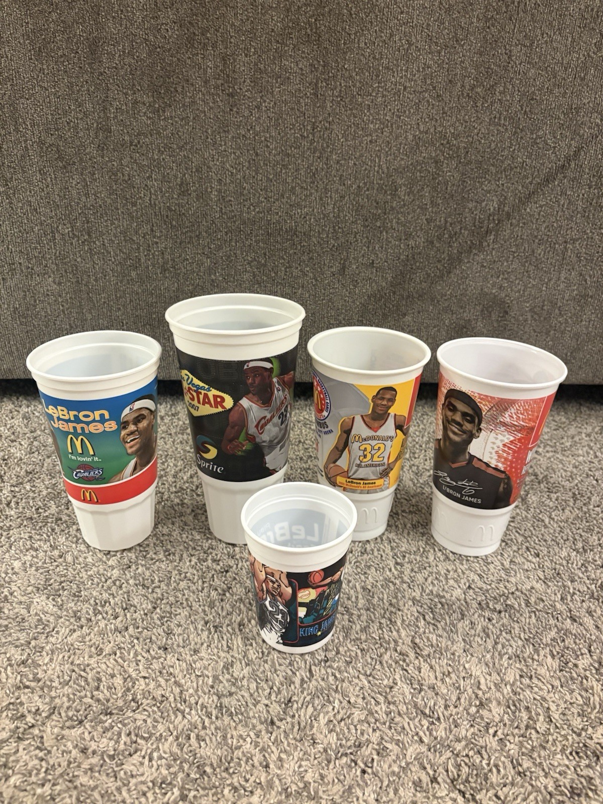 LeBron James 2003–2010 McDonald’s Cup Coca-Cola Sprite Promo Rare Vintage Lot