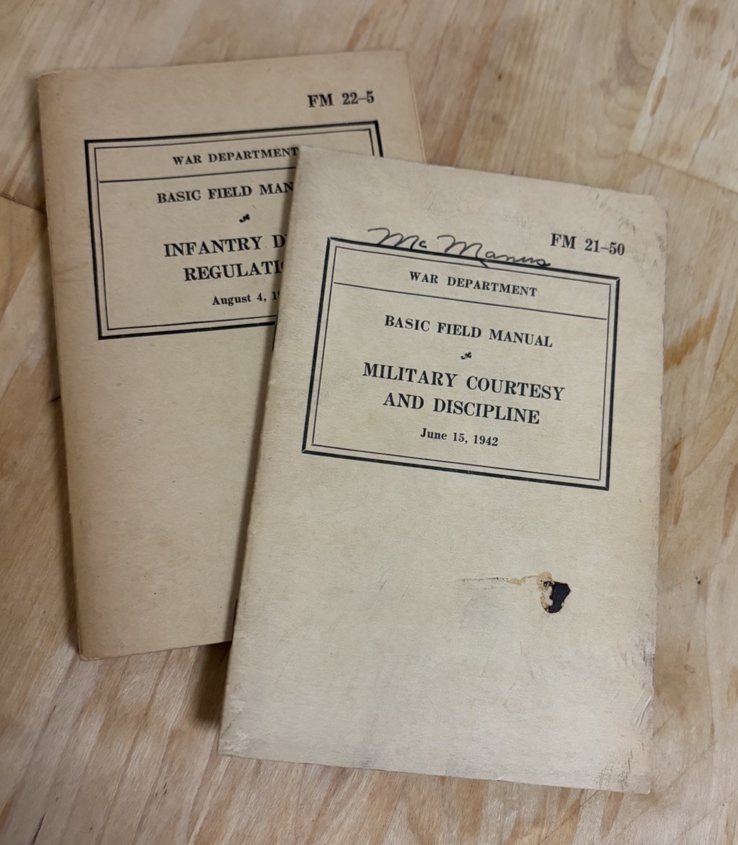 War Department 1941-1942 Basic Field Manuals Infantry Drill Reg / Discipline