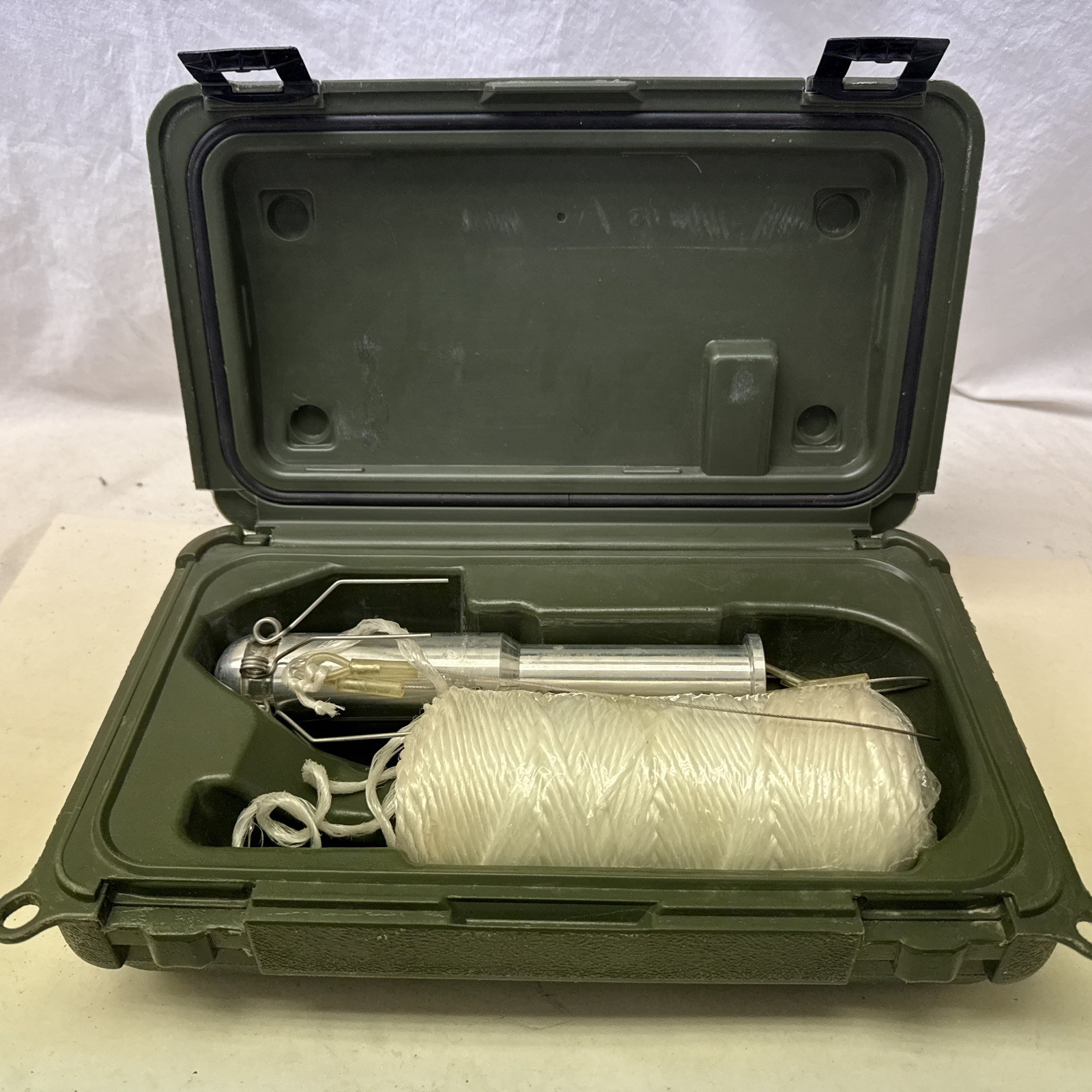 Rare USGI Launched Grapnel Hook Set Line Launcher BFA Line In Plastic