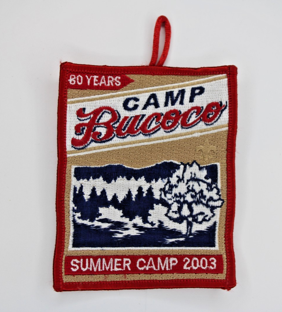2003 Camp Bucoco Summer Camp Boy Scouts of America BSA Patch